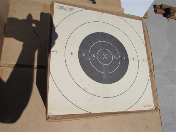 ASSORTED TARGETS & BACKER BOARDS FOR THE TARGETS LOT#2