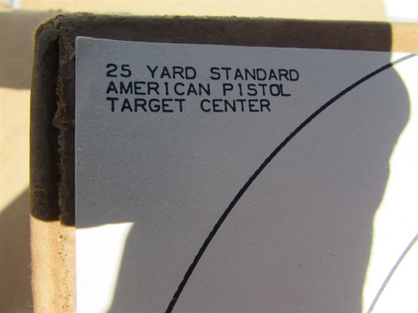 ASSORTED TARGETS & BACKER BOARDS FOR THE TARGETS LOT#2