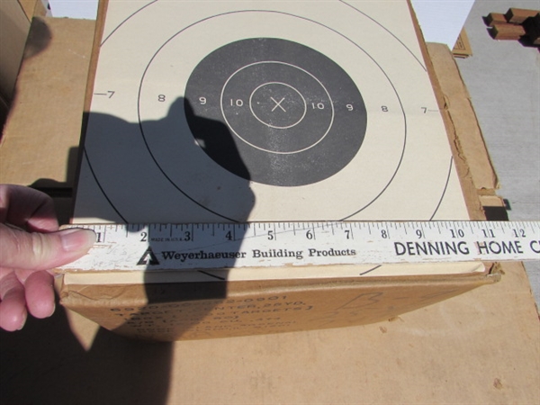 ASSORTED TARGETS & BACKER BOARDS FOR THE TARGETS LOT#2
