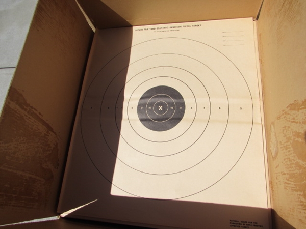 ASSORTED TARGETS & BACKER BOARDS FOR THE TARGETS LOT#2