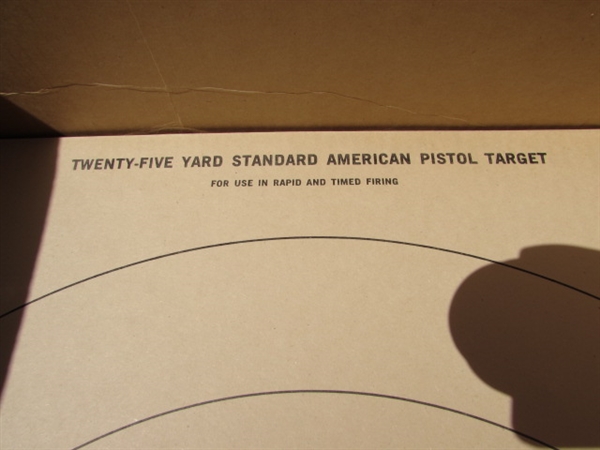 ASSORTED TARGETS & BACKER BOARDS FOR THE TARGETS LOT#2