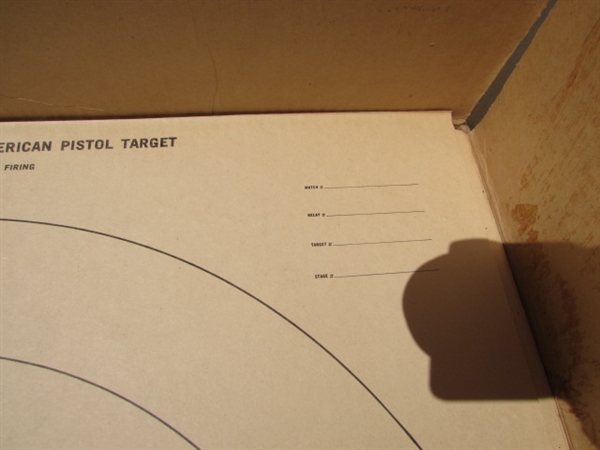 ASSORTED TARGETS & BACKER BOARDS FOR THE TARGETS LOT#2