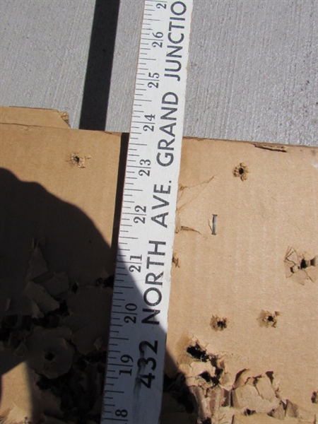 ASSORTED TARGETS & BACKER BOARDS FOR THE TARGETS LOT#2