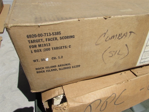 COMBAT FACER TARGETS & HEAVY PLASTIC BOARDS