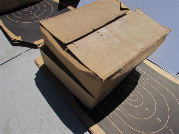 ASSORTED CARDBOARD & PAPER TARGETS