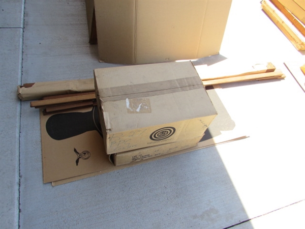 CARDBOARD & PAPER TARGETS & TARGET STAND (UNASSEMBLED)