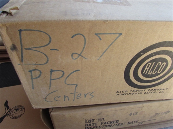 CARDBOARD & PAPER TARGETS & TARGET STAND (UNASSEMBLED)