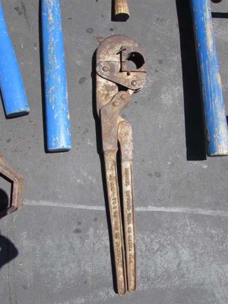 PIPE VISE, SLEDGE HAMMERS & MORE