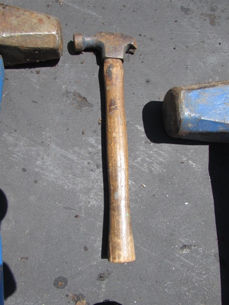PIPE VISE, SLEDGE HAMMERS & MORE