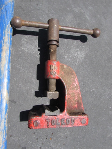 PIPE VISE, SLEDGE HAMMERS & MORE