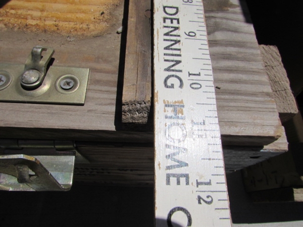 2 VINTAGE WOODEN AMMO CRATES/BOXES WITH ASST HAMMERS, NAILS & MORE