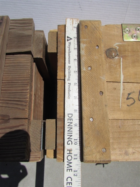 2 VINTAGE WOODEN AMMO CRATES/BOXES WITH WRENCHES, SNAKES, HARDWARE & MORE