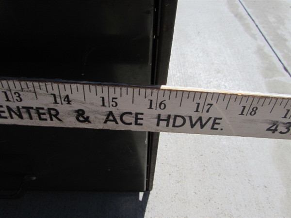 PAIR OF HEAVY DUTY STACKING METAL FILE DRAWERS W/CONTENTS