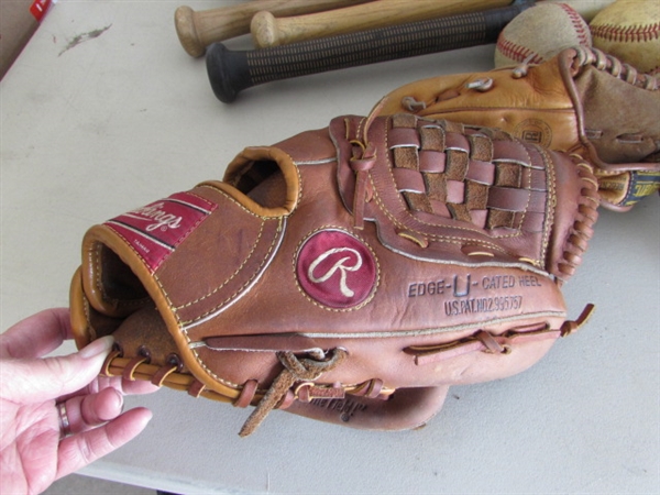 VINTAGE BASEBALL & SOFTBALL SUPPLIES