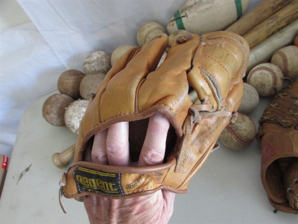 VINTAGE BASEBALL & SOFTBALL SUPPLIES