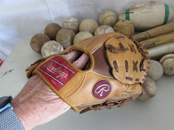 VINTAGE BASEBALL & SOFTBALL SUPPLIES