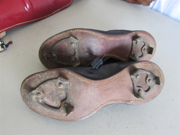 VINTAGE UMPIRE SAFETY GEAR & CLEATS
