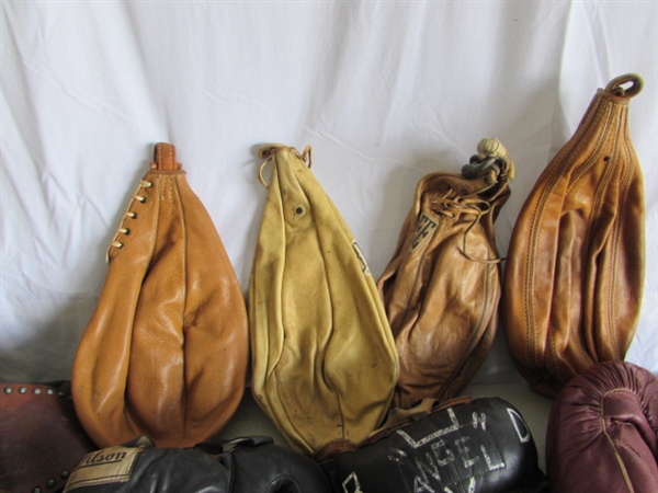 VINTAGE/ANTIQUE BOXING BAGS & GEAR