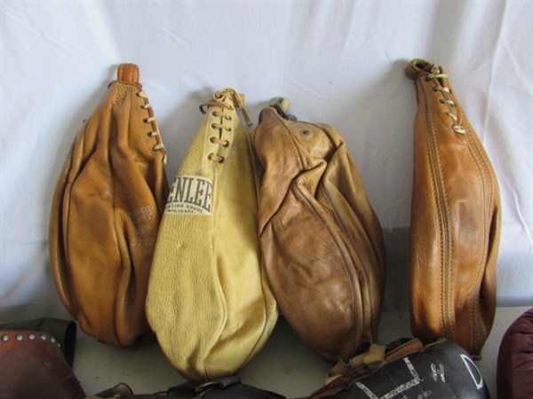 VINTAGE/ANTIQUE BOXING BAGS & GEAR