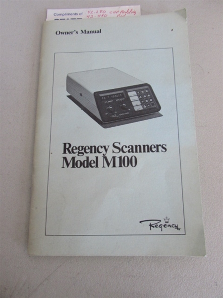 UHF/VHF AM-FM PROGRAMMABLE SCANNER W/ANTENNA & JADE TRANSCEIVERS