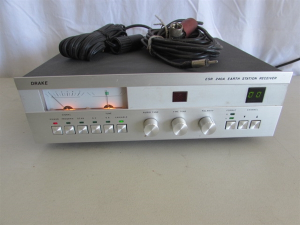 EARTH STATION RECEIVER & MORSE CALL TRANSCEIVERS