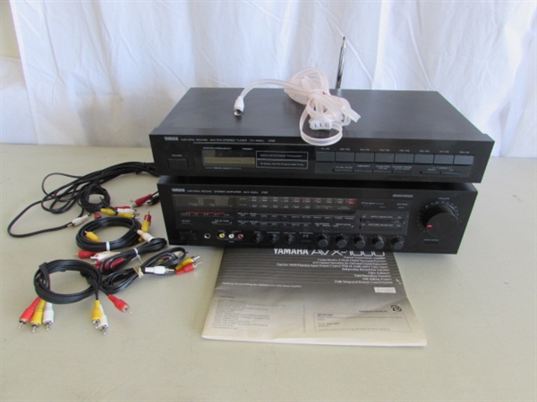 YAMAHA AM/FM STEREO TUNER & AMPLIFIER