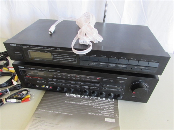 YAMAHA AM/FM STEREO TUNER & AMPLIFIER