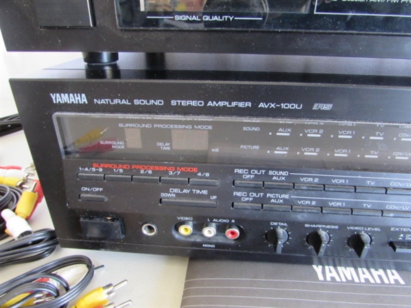 YAMAHA AM/FM STEREO TUNER & AMPLIFIER