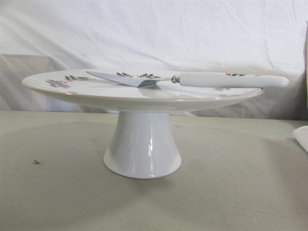 CHRISTMAS DECOR, TOWELS & DISHES