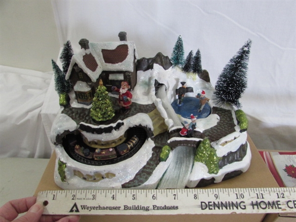 AVON ANIMATED CHRISTMAS DECOR, COOKIE JAR & TIMER