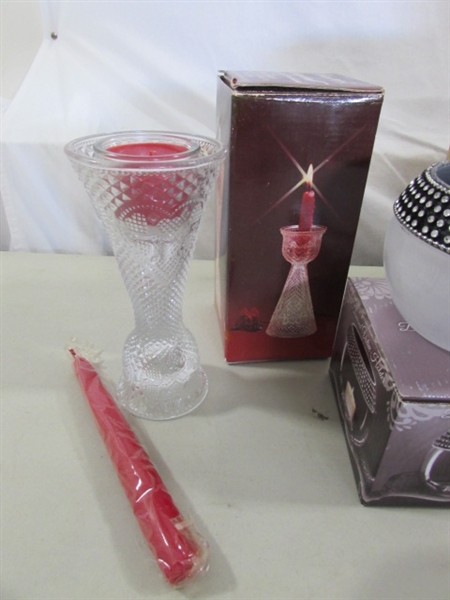 CANDLE HOLDERS, PICTURE FRAME & MORE