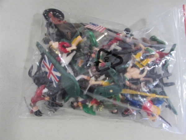 VINTAGE TOY SETS - FORT CHEYENNE, FORT GERONIMO & FORT LIBERTY W/FIGURINES