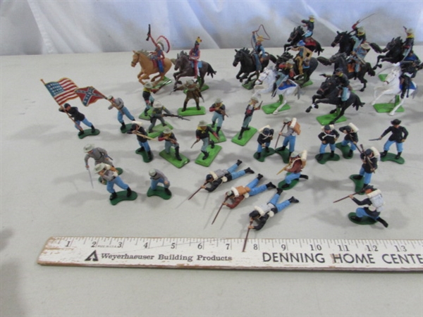 DIECAST TOY SOLDIERS & INDIANS
