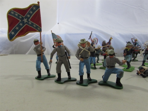 DIECAST TOY SOLDIERS & INDIANS