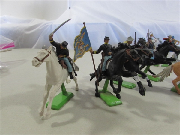 DIECAST TOY SOLDIERS & INDIANS