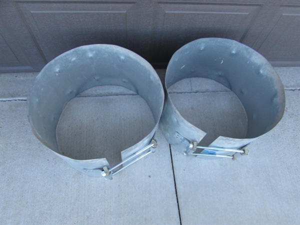 METAL CULVERT PIPE COUPLERS