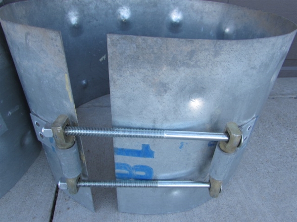 METAL CULVERT PIPE COUPLERS