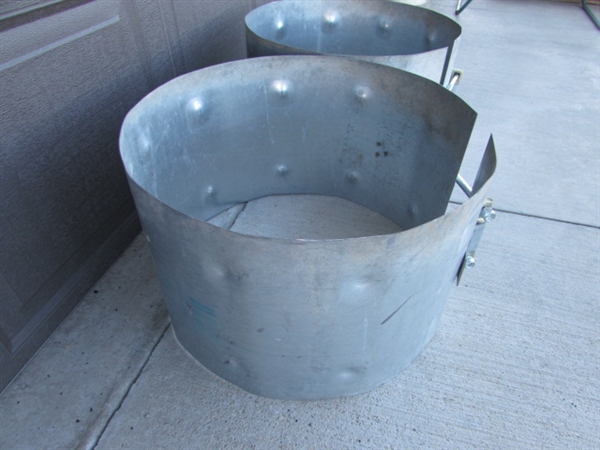 METAL CULVERT PIPE COUPLERS