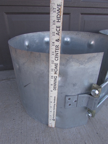 METAL CULVERT PIPE COUPLERS