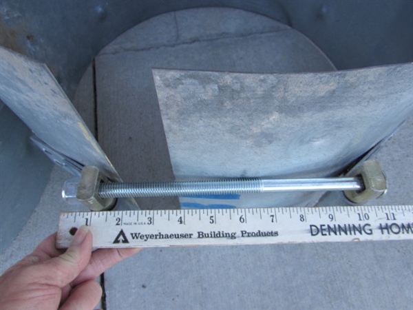 METAL CULVERT PIPE COUPLERS