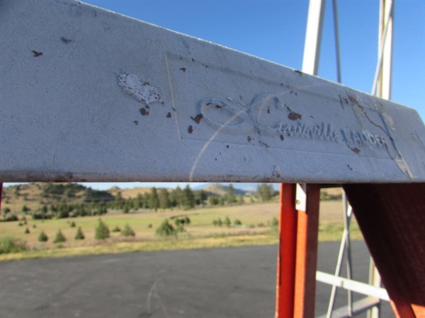 6' FIBERGLASS & 10' ALUMINUM A-FRAME LADDERS