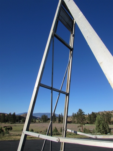 6' FIBERGLASS & 10' ALUMINUM A-FRAME LADDERS
