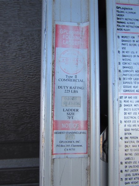FOLDING RV LADDER & RV SUPPLIES