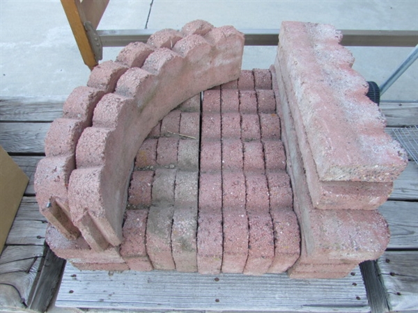 SCALLOP LANDSCAPING BRICKS