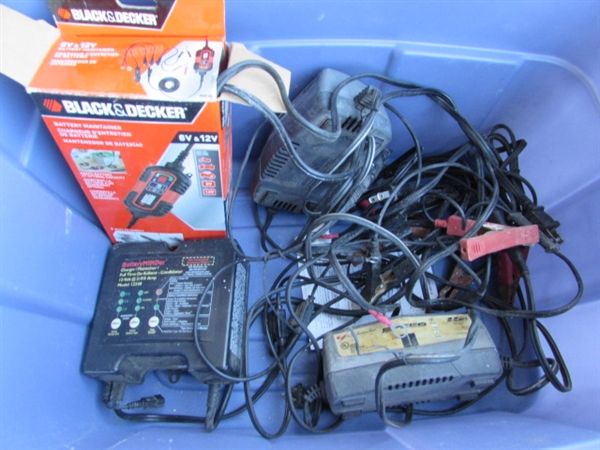 4 BATTERY TENDERS/MAINTAINERS