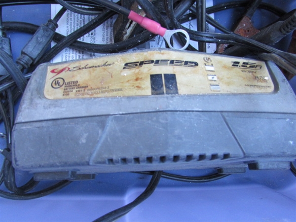 4 BATTERY TENDERS/MAINTAINERS
