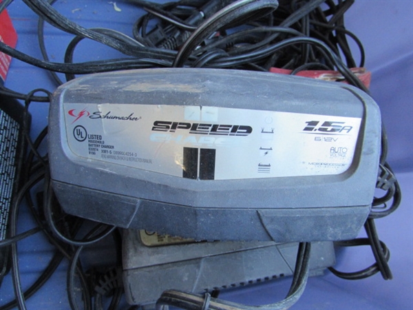 4 BATTERY TENDERS/MAINTAINERS