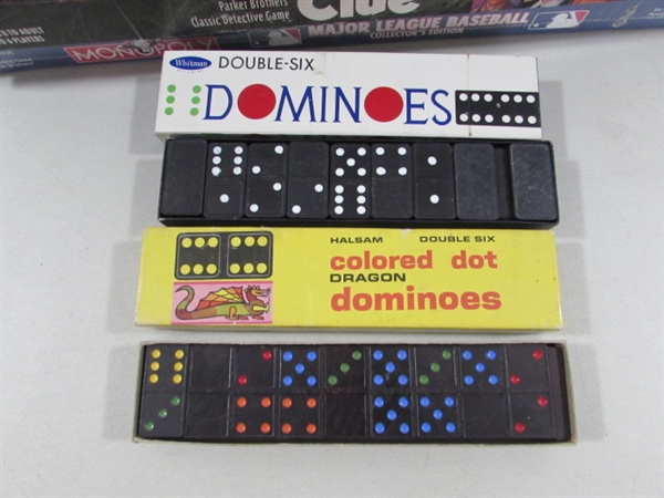 BOARD GAMES & DOMINOES