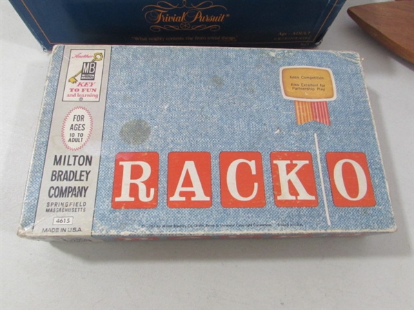 DOMINOES, CRIBBAGE BOARDS, POKER CHIPS & MORE