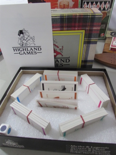 DOMINOES, CRIBBAGE BOARDS, POKER CHIPS & MORE
